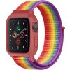 Nylonový set 2v1 pro Apple Watch 42/44/45mm (Barevná varianta Světle Modrá)