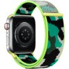 Nylonový řemínek kamufláž pro Apple Watch 38/40/41/42(S10)mm (Barevná varianta Černá kamufláž)