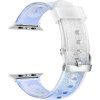 Průhledný třpytivý řemínek pro Apple Watch 38/40/41/42(S10)mm (Barva náramku Fialová)