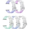 Průhledný třpytivý řemínek pro Apple Watch 38/40/41/42(S10)mm (Barva náramku Fialová)