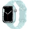 Silikonový úzký perforovaný řemínek pro Apple Watch 38/40/41/42(S10)mm (Barevná varianta Černý)