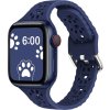 Řemínek s pacičkami a přezkovým zapínáním pro Apple Watch 42/44/45/46/49mm (Barevná varianta Černý)