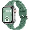Řemínek s pacičkami a přezkovým zapínáním pro Apple Watch 42/44/45/46/49mm (Barevná varianta Černý)