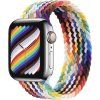 Pletený navlékací řemínek pro Apple Watch - Duhový