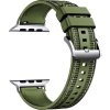 Silikonovo-textilní řemínek pro Apple Watch 38/40/41/42(S10)mm (Barva náramku Šedá)