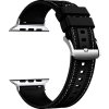 Silikonovo-textilní řemínek pro Apple Watch 38/40/41/42(S10)mm (Barva náramku Šedá)