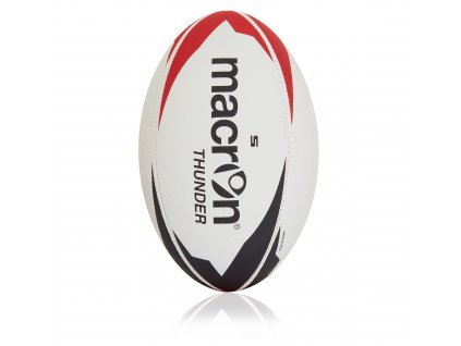 THUNDER PALLONE RUGBY N 5 (Barva WHITE/BLACK, Počet kusů v balení 1, Velikost 5)