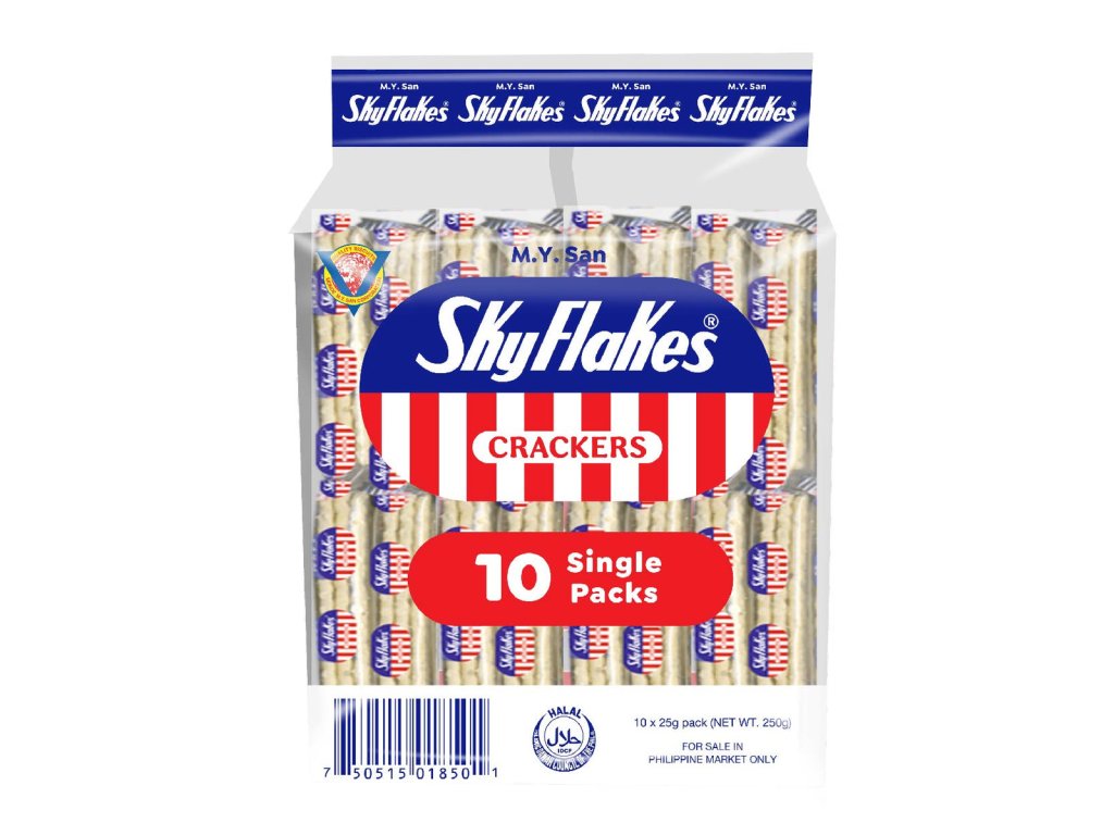 M.Y San Skyflakes Crackers 10x25g
