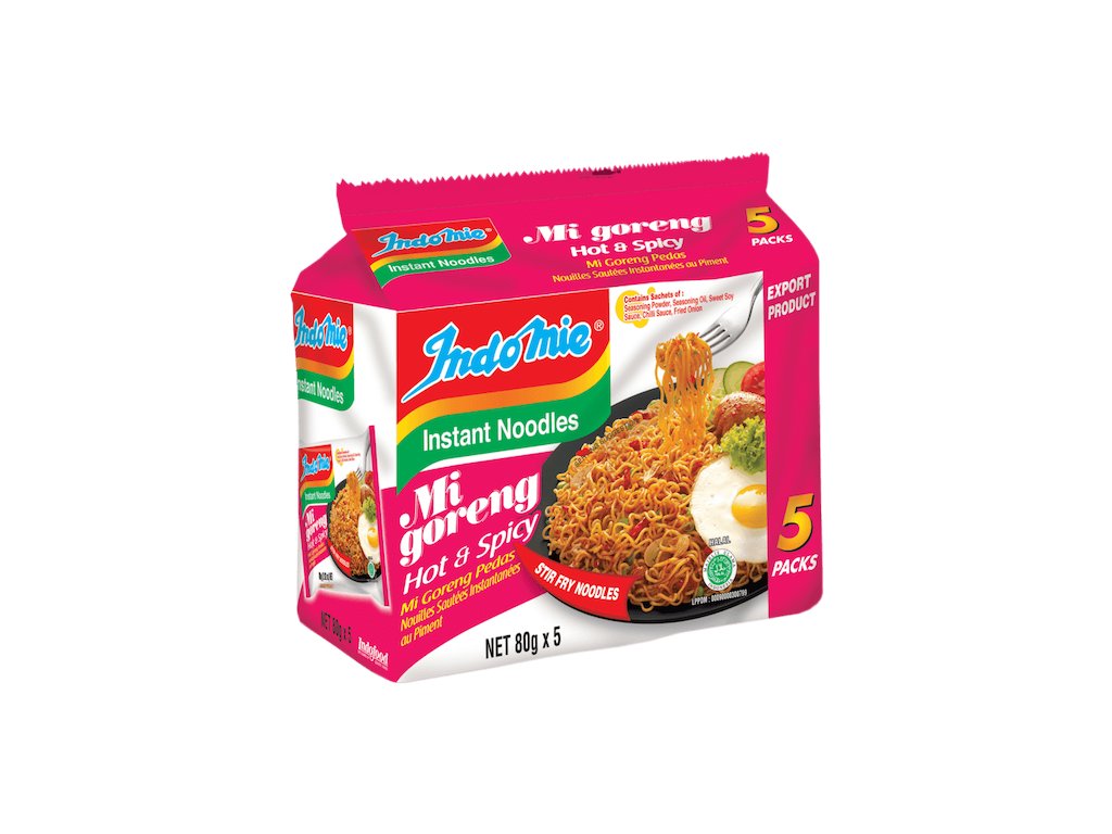 Indomie Mi Goreng Stir-Fry Spicy Noodles 5 pcs x 80g