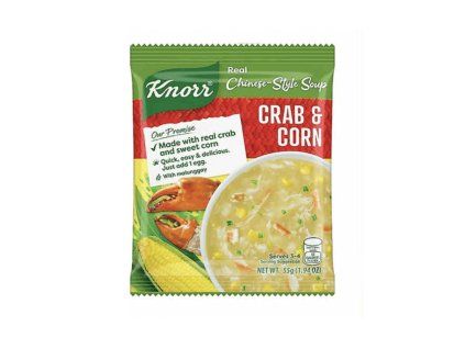 Knorr Crab & Corn Instant Soup 55g