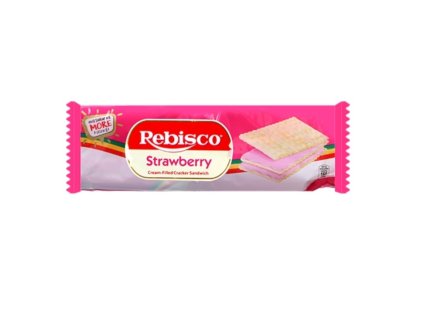 Rebisco Strawberry Cream-Filled Cracker Sandwich 320g
