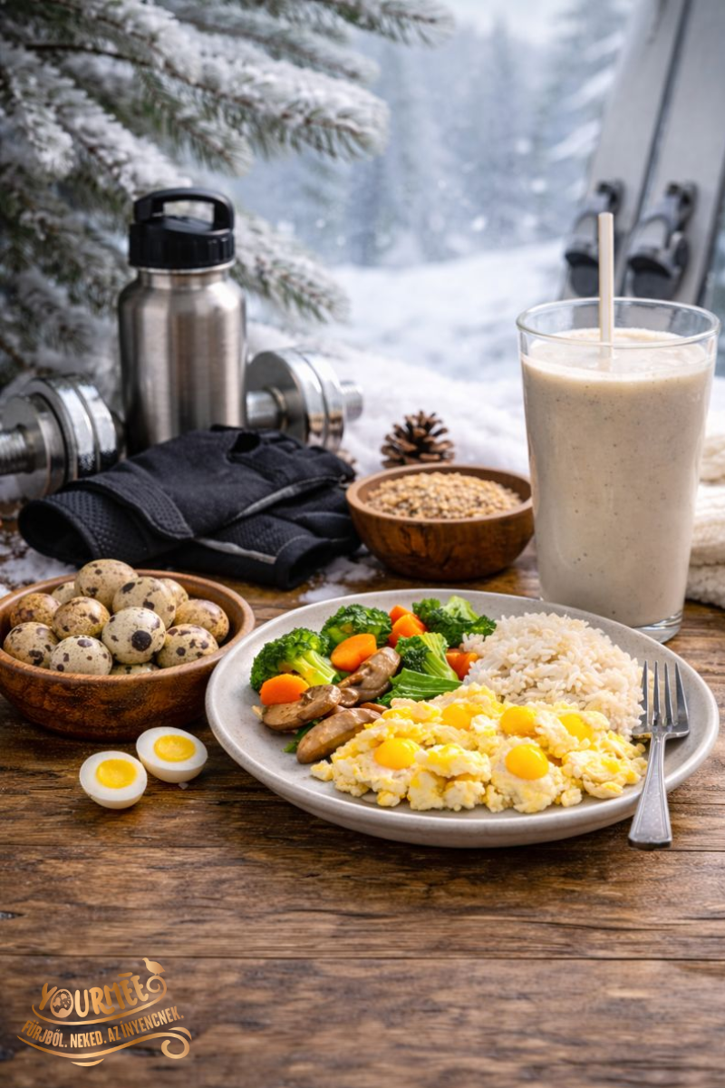 Mozgás télen: mit érdemes enni edzés után?