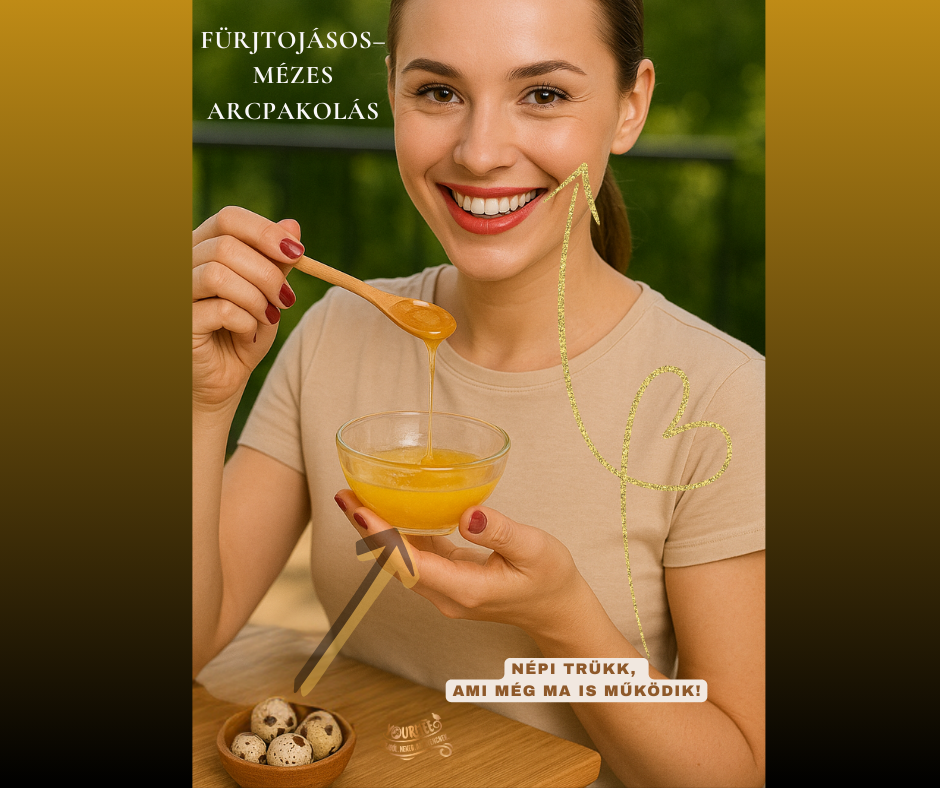 Fürjtojásos–mézes arcpakolás: népi trükk, ami még ma is működik! ✨
