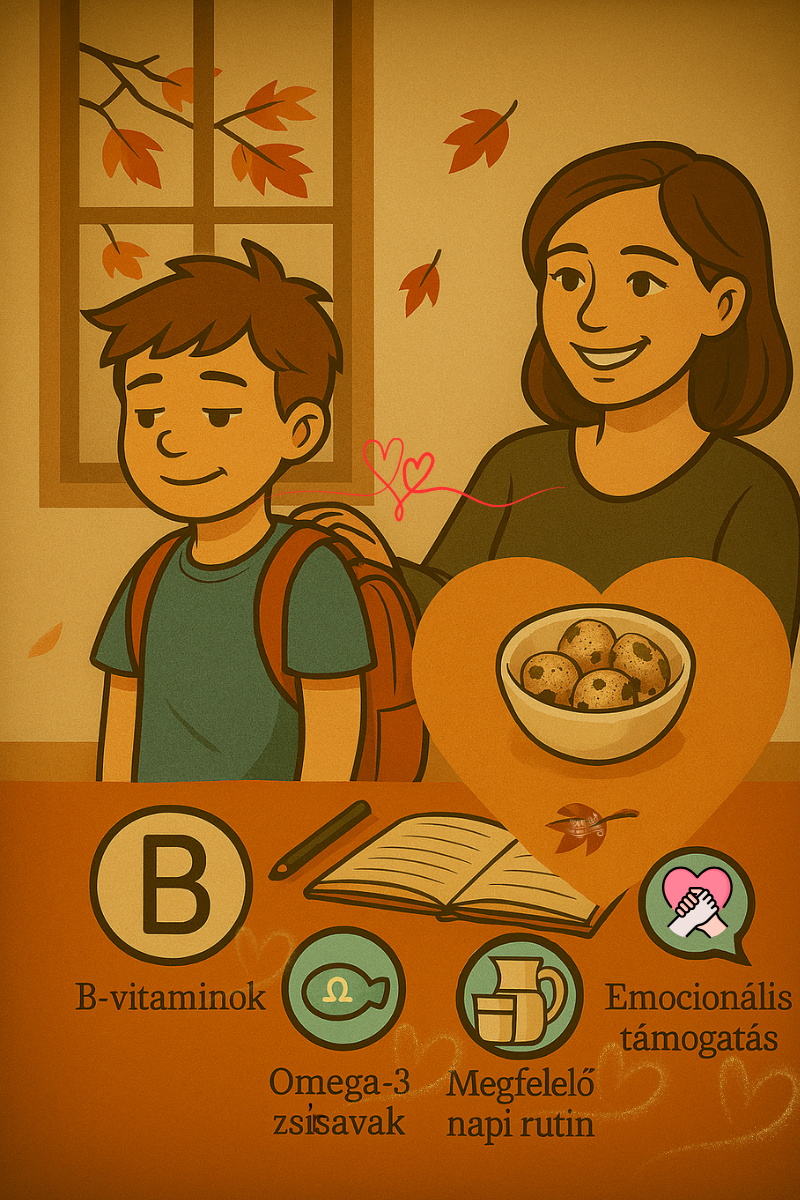 Adj erőt a gyereknek az iskolai stressz időszakában!