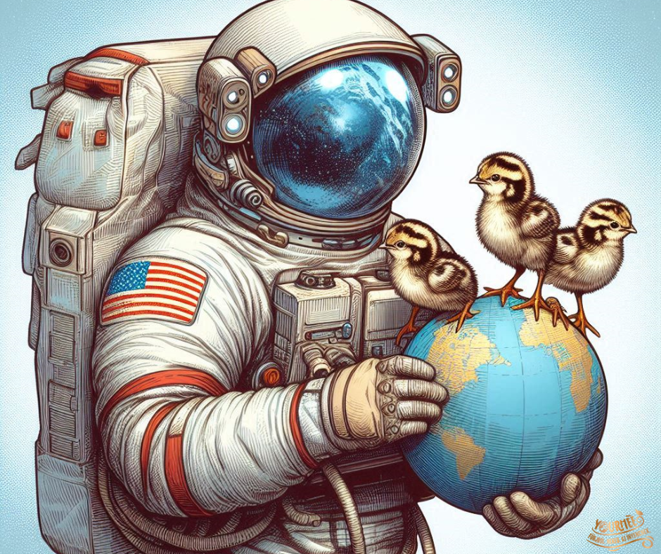 Ki gondolta volna? Fürjtojások a világűrben!