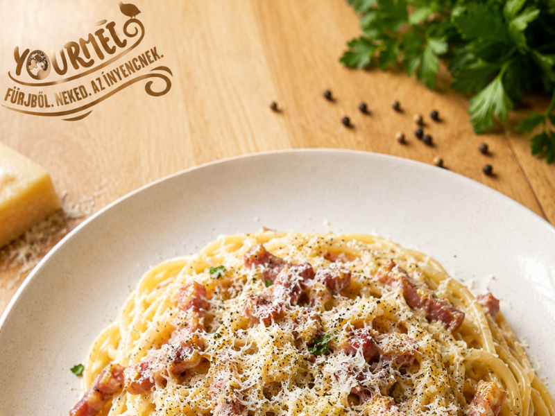 A carbonara lelke mindig a tészta marad..