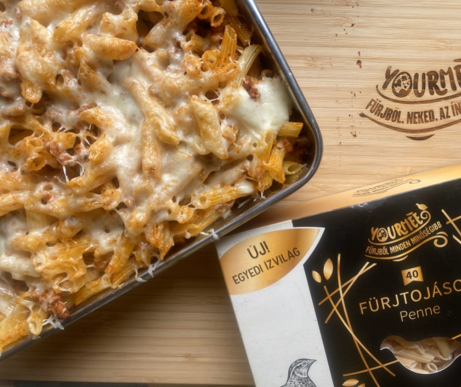 Rakott tészta sok hússal – Yourméé módra: prémium penne, ami mindent visz! 🍝💥