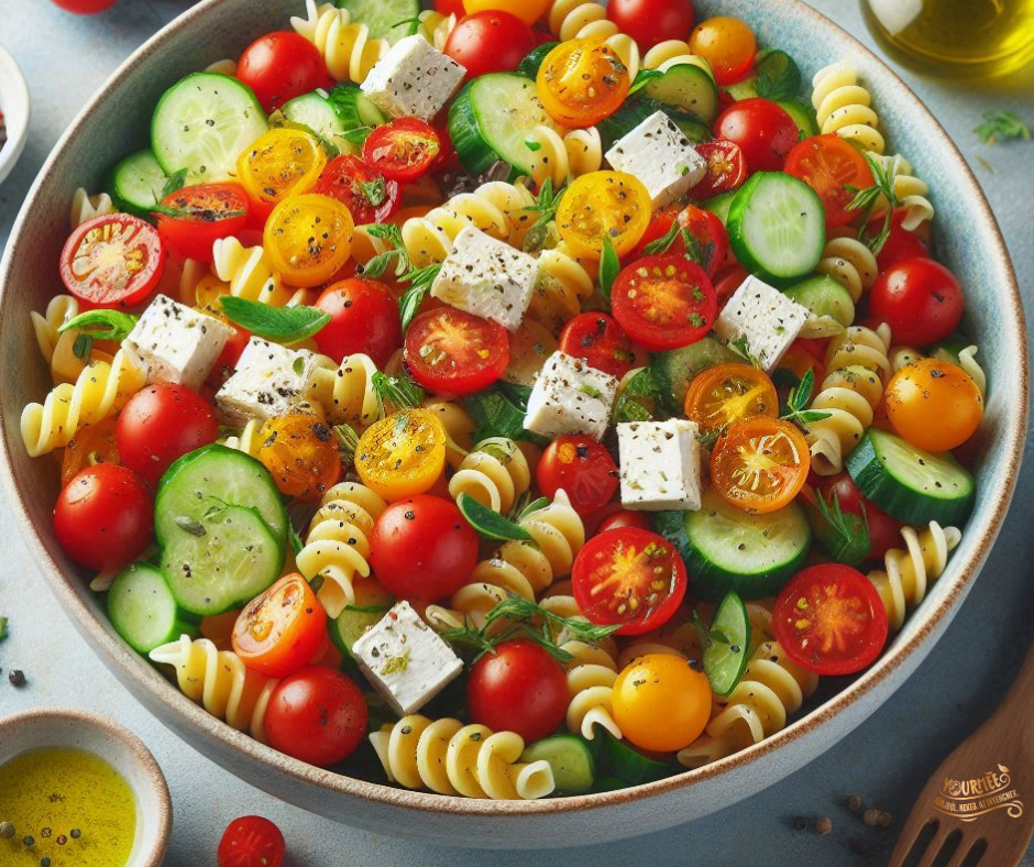 Nyári görög tésztasaláta
