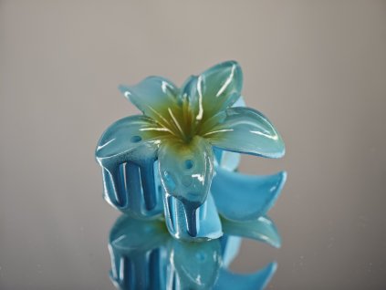 Skřipec do vlasů ALOHA BLOOM modrý