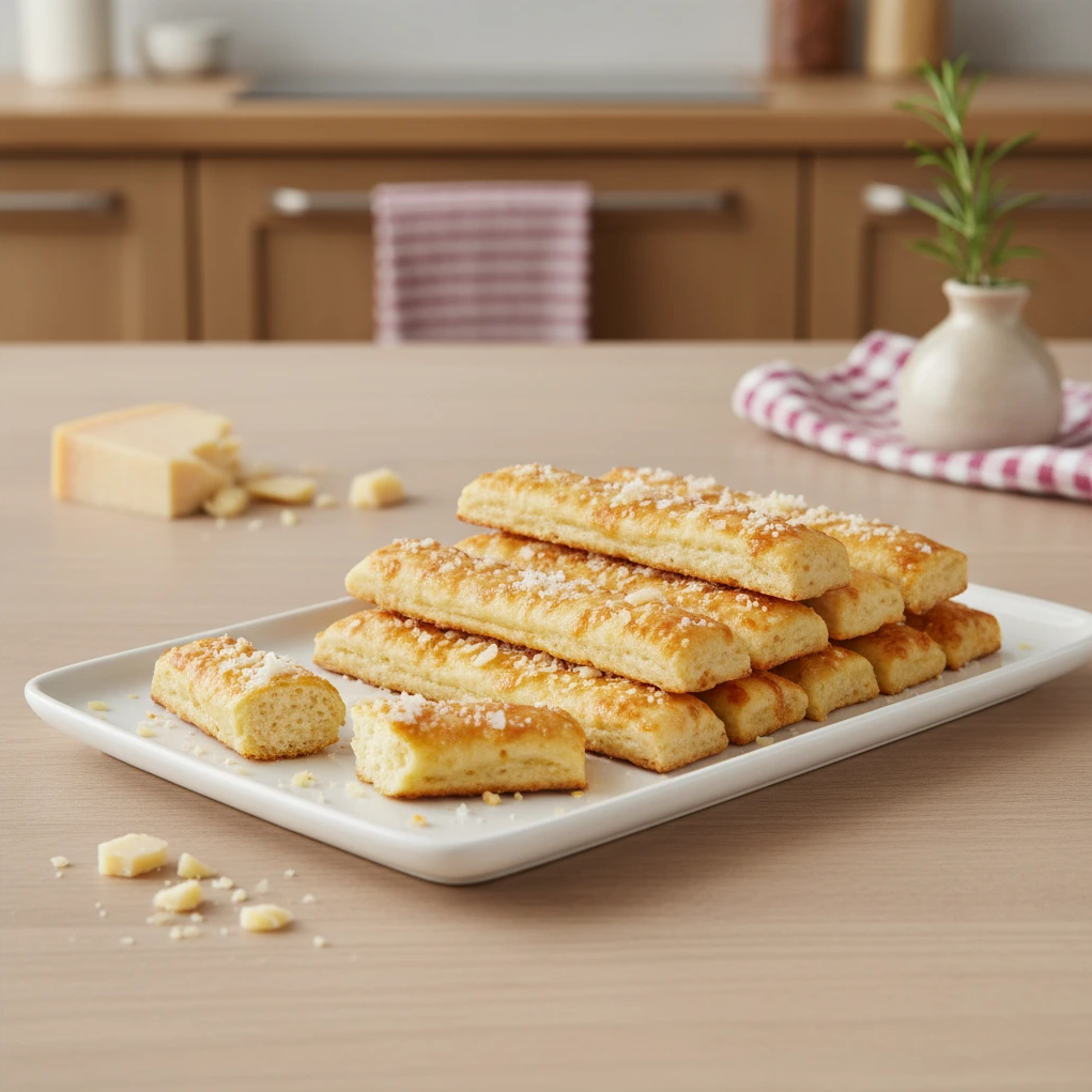 Slané sýrové tyčinky s kyselou smetanou – rychlý a chutný snack
