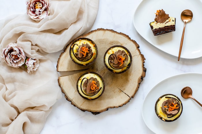 Deluxe pomerančový dezert – luxusní recept s brownies a čokoládovou polevou