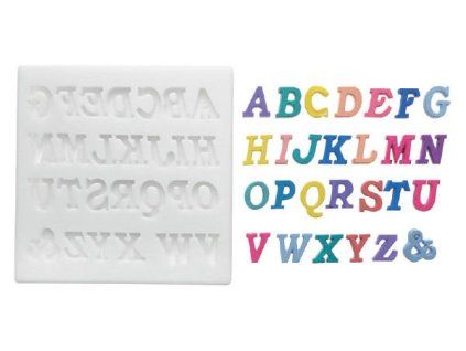 9543 silikonova forma abeceda