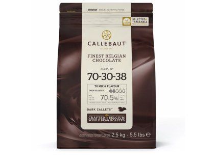 Extra horká čokoláda Callebaut (70,5%) 2,5kg 2