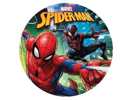 236040 DISCOS COMESTIBLES TARTA SPIDERMAN ZERO 20CM 1