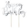 6435 1 zapich papierovy happy birthday strieborny