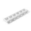 7458 1 silikonova forma mini heart 55x68mm gelo3m set