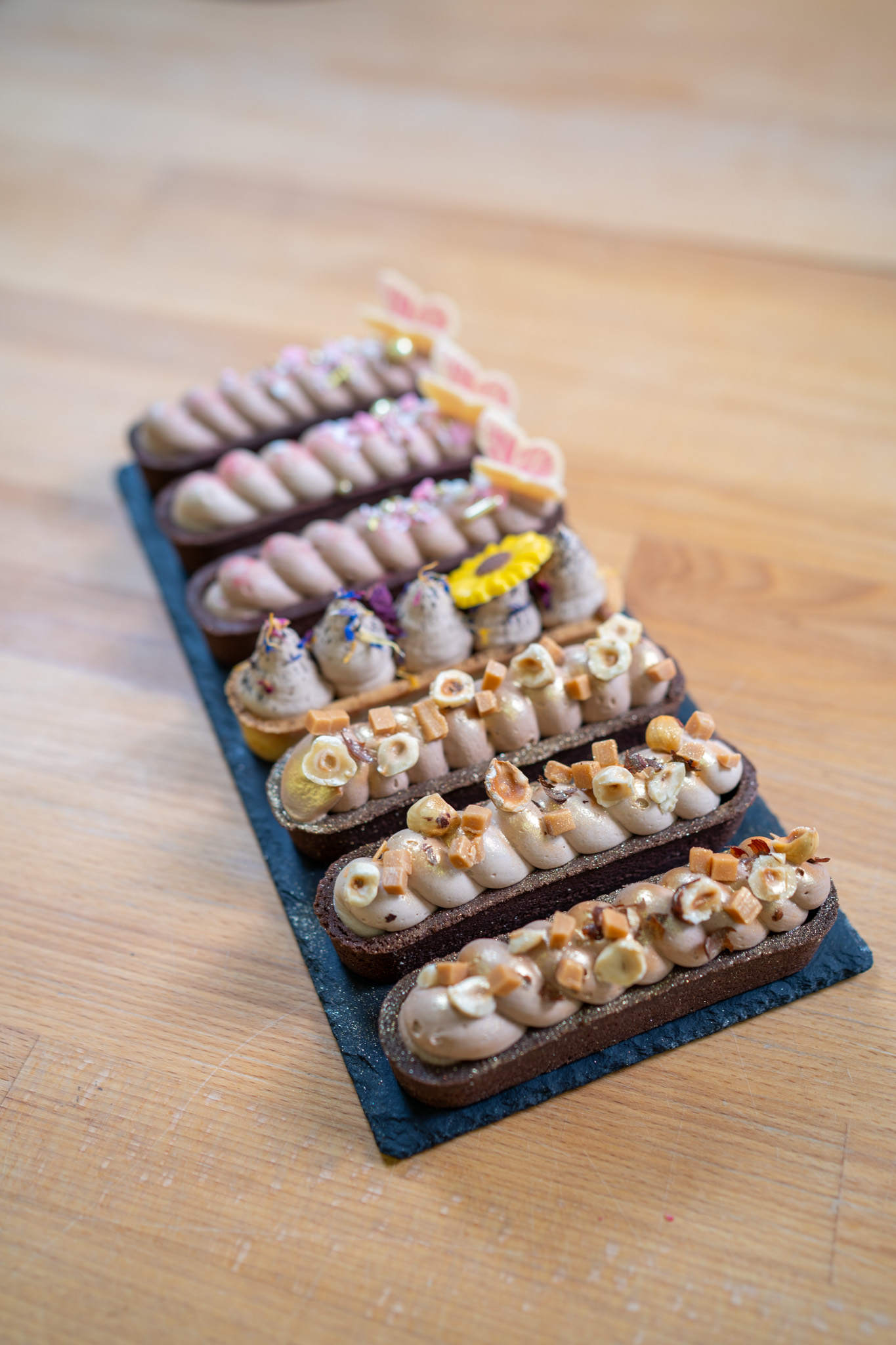 Tartaletky s nugátom a orieškami