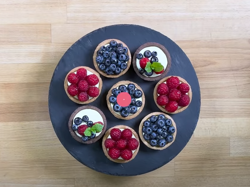 Tartaletky s ovocím