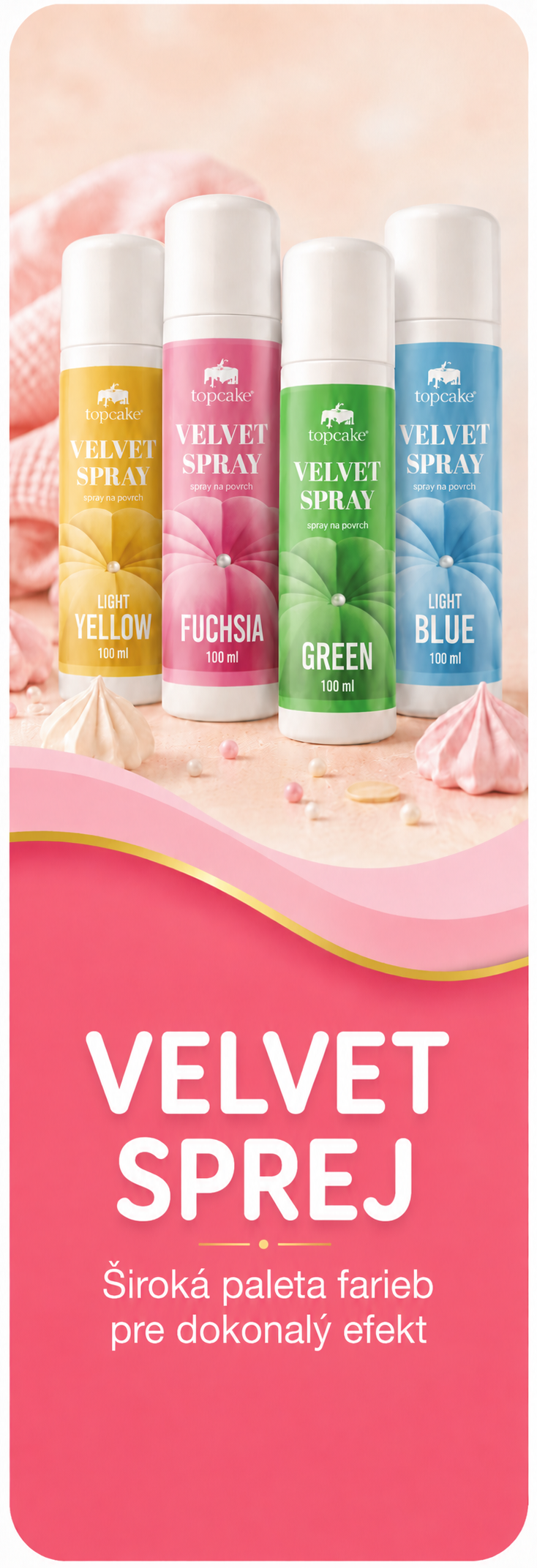 Velvet spreje bočný