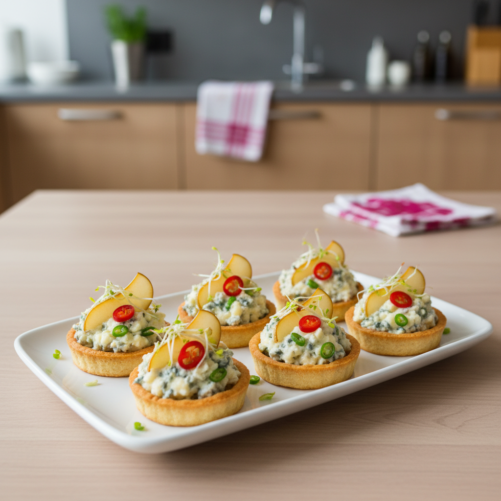 Slané tartaletky s nivovou nátierkou – jednoduchý recept na gurmánske občerstvenie