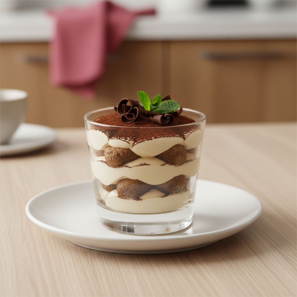 Tiramisu v pohári – rýchly kávový dezert
