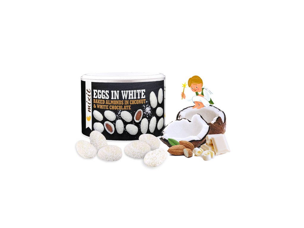 eggs in white produktovka