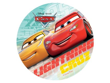 114379 DISCO OBLEA TARTA CARS 20CM FOIL 7