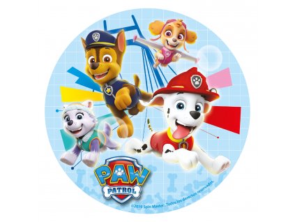231357 DISCO COMESTIBLE TARTA PAW PATROL 16CM ZERO 1