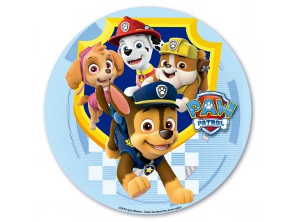 236017 6 DISCOS COMESTIBLES PAW PATROL 20CM 1