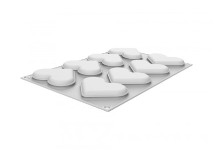 14184 5 silikonova forma level hearts 35 80x66 h12mm krajac