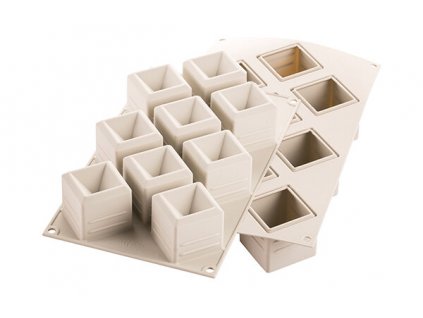 15410 silikonova forma mosaico 9ks 5x5 cm