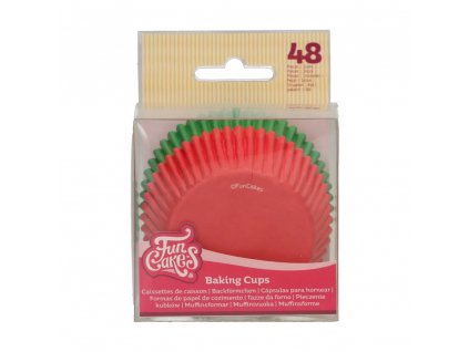 F84350 FunCakes Baking Cups Red