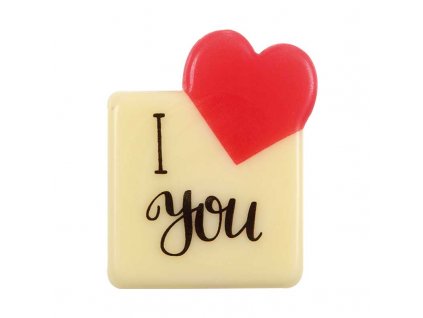 15943 coko dekoracia cokoladky i love you 120 ks 3x3 5 cm 68501 l