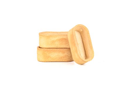 eclair mignon tart with brise pastry 70mm