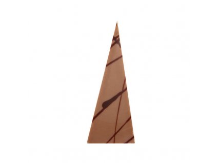 Čoko dekorácia Trojuholník hnedý striekaný 261ks