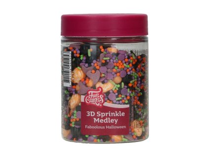FunCakes2025 F53920 FunCakes 3D Sprinkle Medley Faboolous Halloween 70g 1 jpg