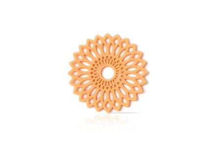 Čokoládová dekorácia Jantárová čipka 216ks pr. 4cm (79021)