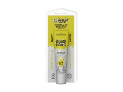 Sugarflair A1313 Sugarflair Gel Colour Tube 25g Yellow jpg 1