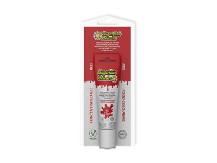 Sugarflair A1310 Sugarflair Gel Colour Tube 25g Red jpg 1