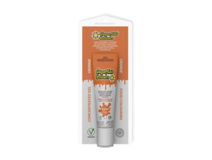 Sugarflair A1315 Sugarflair Gel Colour Tube 25g Orange jpg 1